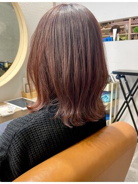 ブランチ(branch) 【branch鬼塚】オレンジブラウンカラー可愛いくびれヘア