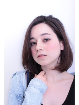 サイン(SIGN) 【前髪なし大人ボブ・30代40代50代・江渡裕司/デジタルパーマ】