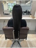 美髪エステストレート/アッシュグレージュ/髪質改善