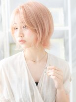 モッズヘア 越谷(mod's hair) 韓国風ネオウルフハイトーンカラー外ハネボブc5越谷10代20代30代