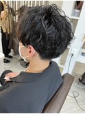 【30代メンズパーマ】ゆるスパイラル