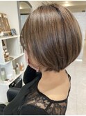 ハイライト×アッシュベージュ