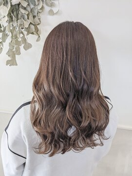 ボアップ 京橋店(boappu) #イルミナカラー#ブリーチなし#赤み消し#オリーブベージュ