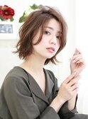 IVYjoure京橋《yumi》ショートボブ×外ハネ×斜めバング
