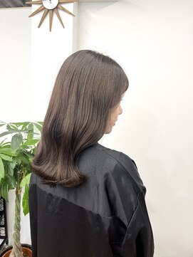 ピープスアンドスー 表参道 渋谷(Peeps&Suu.) 髪質改善カラーミルクティーベージュ