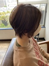 【宮崎が作る、柔らかい質感のショートヘア】繊細なカットで透き通るような質感に＊