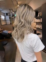 サニー 渋谷(SUNNY) バレイヤージュショコラアッシュハイライトグレージュカラー