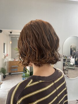 プラム(plum.) ボブパーマスタイル