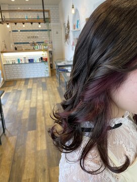 ソンリエ(SONRiE) ピンクインナーカラー