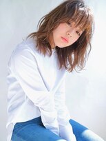 ソヨン 有田川店(SOYON)&nbsp;ミディアムパーマ　透けバング　くせ毛ミディ