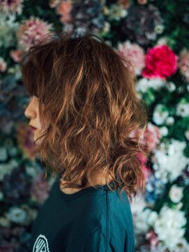 エクファ ヘア リゾート 大津 瀬田店(ex-fa hair resort) セミディカールショート姫カットシアーカラー