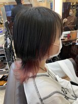 キャラ 池袋本店(CHARA) ウルフカットとインナーカラーの相性バッチリ！【池袋/ウルフ】