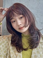 ロンドアンメゾン 原宿(Lond un Maison.)&nbsp;韓国顔周りレイヤーカット×セミディ×透明感シアカラー[原宿]