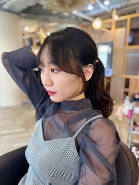 アリスバイアフロート 自由が丘(ALICe by AFLOAT) 結んでも可愛い顔まわりカット【自由が丘】