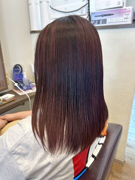 ヘアーブランドジン パルト(HAIR BRAND Jin Palt) 秋にやりたいカラーNO.1 カシスピンク系