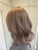 キャンバスアニュー 川崎(canvas anew.)&nbsp;グレーベージュ　ミディアム／川崎／ハイトーンカラー