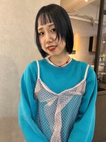 フェリア 梅田(FERIA)&nbsp;ネイビーブルー×フェイスレイヤー