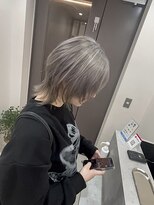 ユウル 横浜(juhl.)&nbsp;アッシュグレージュカラーウルフレイヤーカットダブルカラー横浜