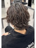 サーフカール×センターパート×海外ヘア×黒髪
