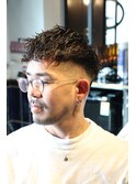 新宿/ピンパーマ/クロップ