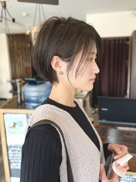 ヘアスペース クレール(hair space clair) 【clair清水恭平】30代40代襟足改善ショートカット/似合わせ