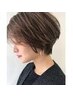 【人気NO.2】カット＋オーガニック白髪染め＋内部補修TR  ￥14960  →