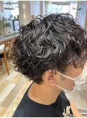 メンズパーマ　スパイラルパーマ