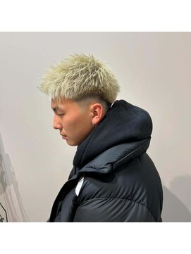 ルースト 渋谷店(ROOST) 夏の短髪ハイトーン