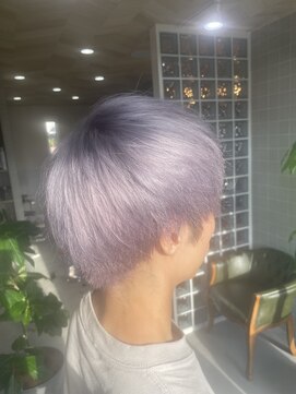 ボアップ 新居浜店(boappu) #ハイトーン#ブリーチカラー#メンズ#メンズカラー