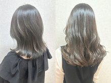 透明感カラーと艶カラーで流行も楽しめる大人女性に似合う美髪デザイン