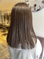 アグ ヘアー ララ 青森イオン前店(Agu hair lala) グレージュで柔らかミディアム