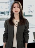 顔周りレイヤー/ セミロング