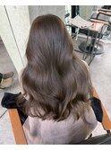 シナモングレージュ/髪質改善/艶髪/縮毛矯正/前髪カット/南堀江
