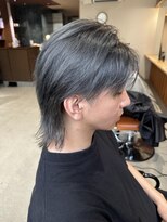 ウォルト 名駅店(walt)&nbsp;【walt】山田 恭輔 ウルフカット センターパート シルバー