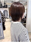 ショートウルフ40代50代小顔効果ひし形スタイル赤羽人気美容室