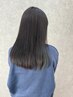 【新規限定】カット+ダメージレス縮毛矯正+3stepトリートメント　￥16148