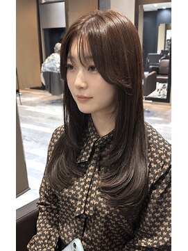 リオリス ヘア サロン(Rioris hair salon) レイヤー/艶髪ロング/ダークブラウン