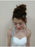 大人可愛い！ブライダルアレンジ☆アップスタイルで華やかに♪