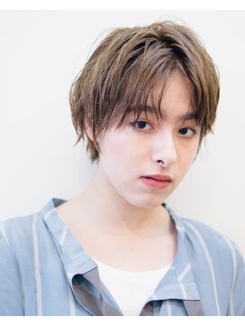 ピズム(PISM) 小顔センターパート/ショコラアッシュ/無造作ヘア/イメチェン