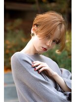 ブエナビスタ(BUENA VISTA)&nbsp;☆BUENAVISTA☆ハンサムショート/ハイトーンカラー/センター分け