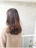 ロングヘア デジタルパーマ アクア表参道【世良綾花】