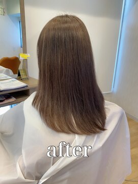 ミュゼ ドゥ アート(Musee du Art) 【髪質改善】ケアブリーチonシルバーグレージュ