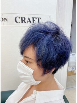 ヘアークリエイション クラフト(HAIRCREATION CRAFT) 夏に向けて！　ブルーカラー