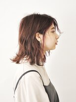 美容室ポール 西葛西店(PAUL) くびれミディアム×ピンクアッシュ