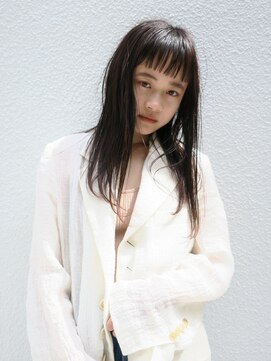 ウォーター 表参道(WATER) シースルー前髪/鎖骨ミディアム/ニュアンスカラー/南青山/表参道