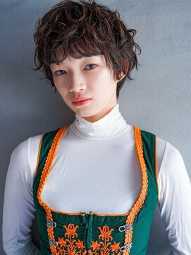 カンナ(Canna) マッシュショート/パーマ/カーキグレージュ/髪質改善/TOKIO/20代