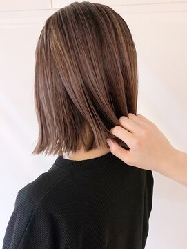 アイティーバイアルバム 下北沢店(IT by ALBUM) シャドールーツ切りっぱなしボブ_アースカラー_ba361921