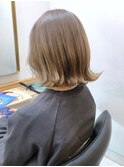 ダブルカラーミルクティーベージュカラーケアブリーチ韓国