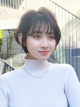 ロビー 表参道(ROBBY) 前髪あり/20代30代40代/ひし形レイヤーショートボブ/表参道