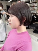 丸みショートボブ